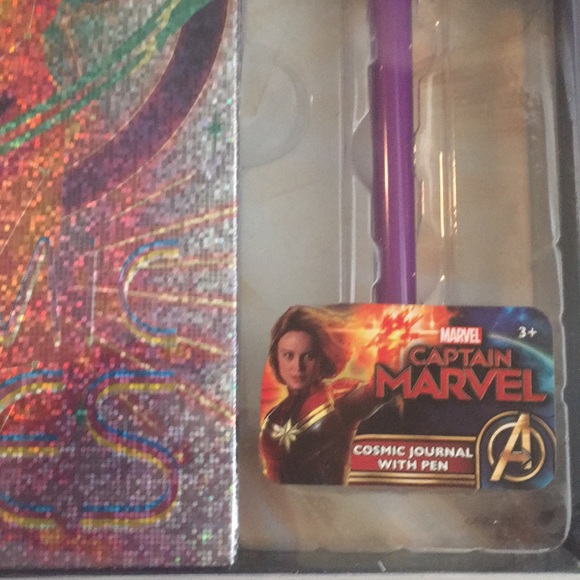 Captain Marvel journal with pen . Cosmic vibes - Picture 5 of 5